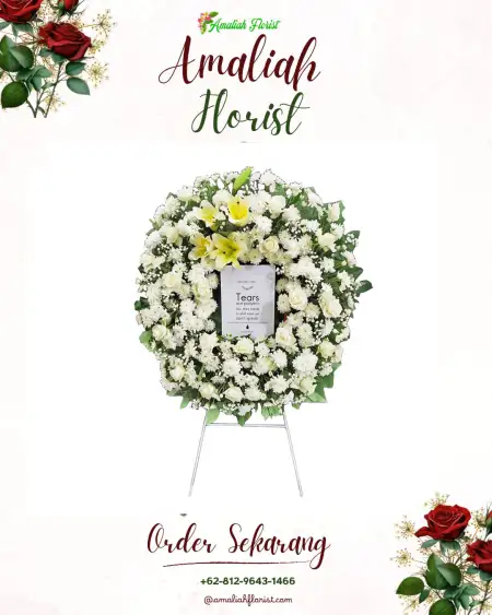 Krans Bunga Duka Sinar Sari